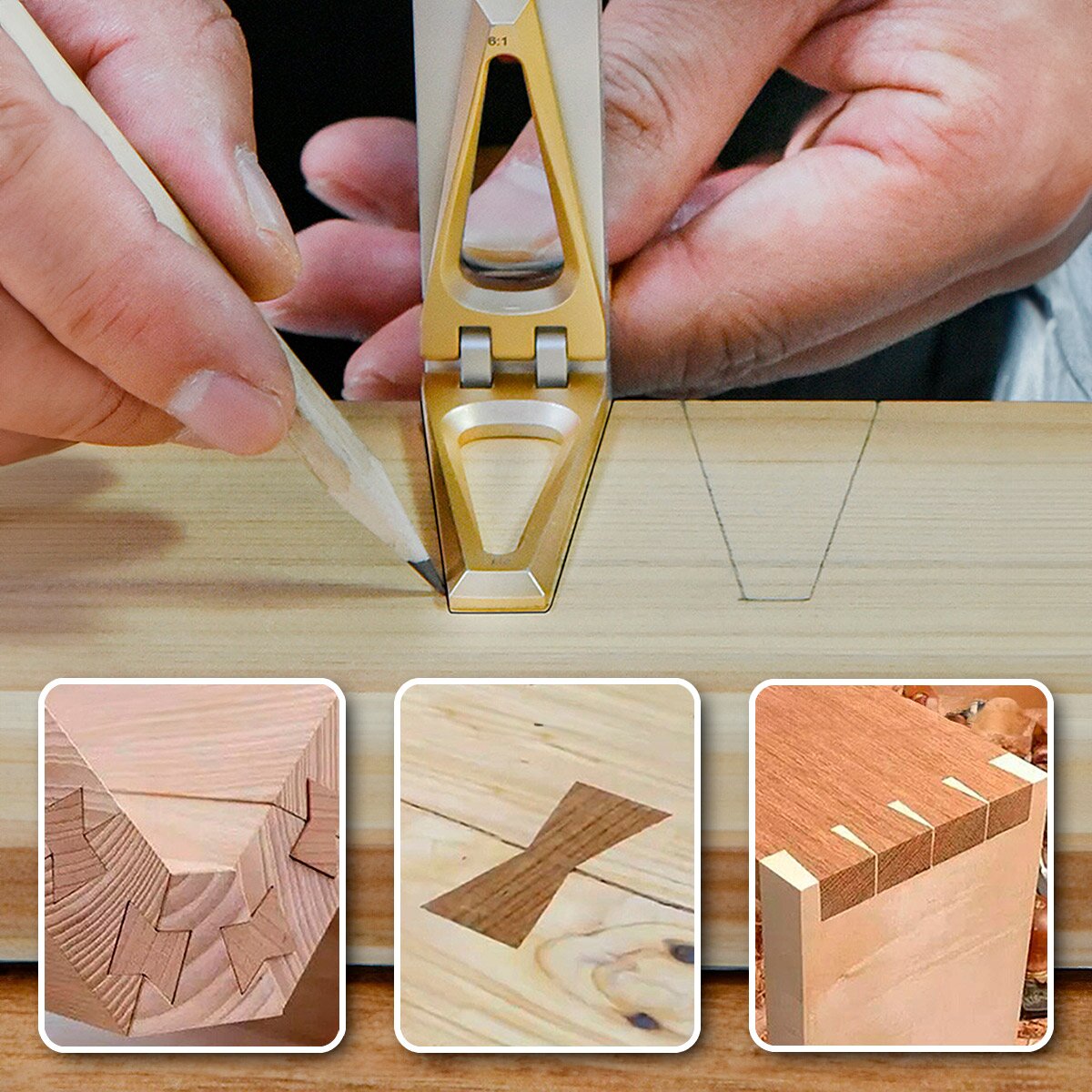 STAHLWERK bevel with stop angle bevel | Combination angle | Multifunctional angle | carpenter's angle | Marking gauge | Oblique dimension | Angle ruler for precise measuring, marking, marking and drawing