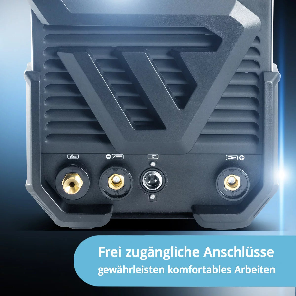 STAHLWERK welding machine AC/DC TIG 200 ST IGBT / combination welding machine / combination welding system with 200 A TIG & MMA, suitable for aluminum