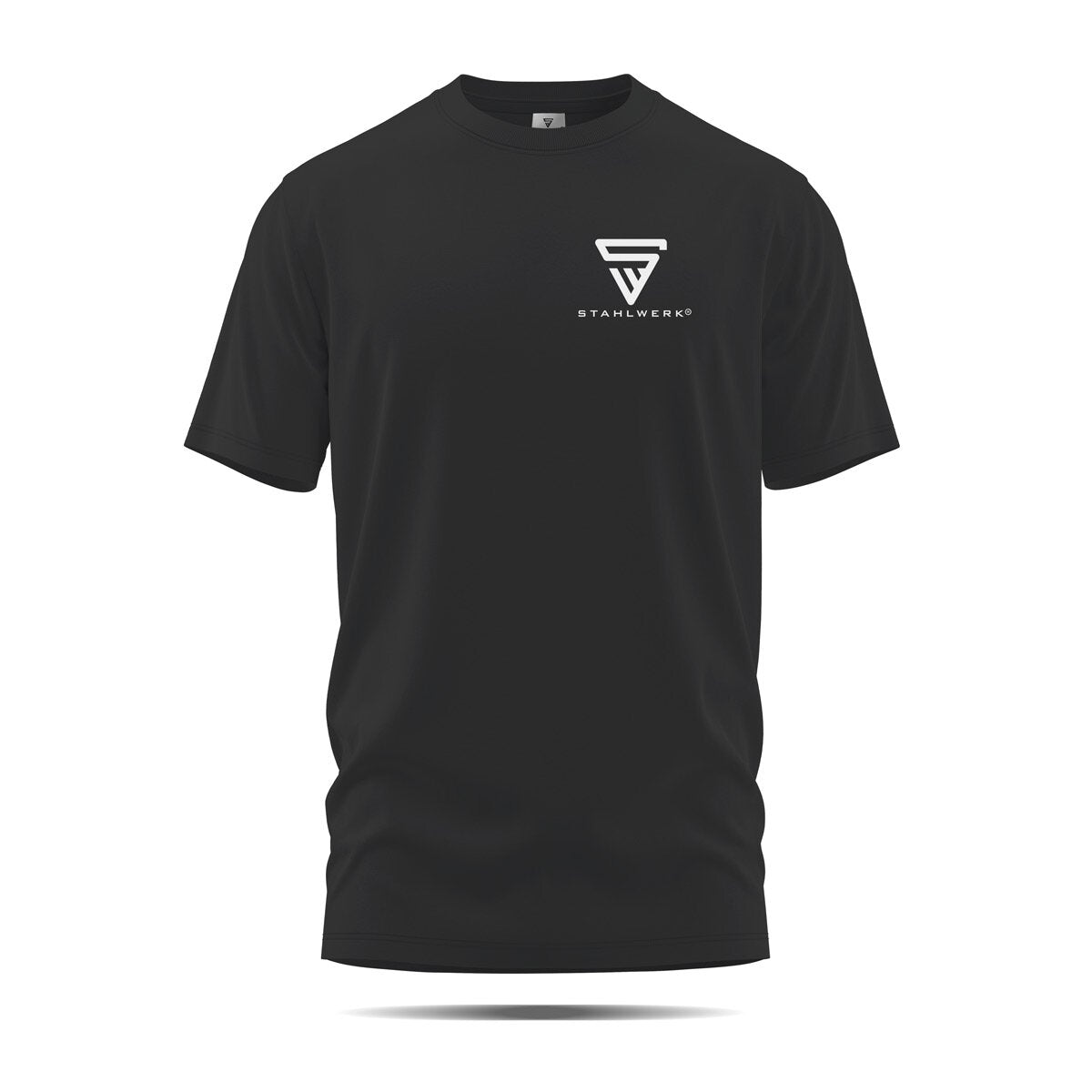 Camiseta STAHLWERK talla XL camisa de manga corta con logo estampado confeccionada en 100% algodón