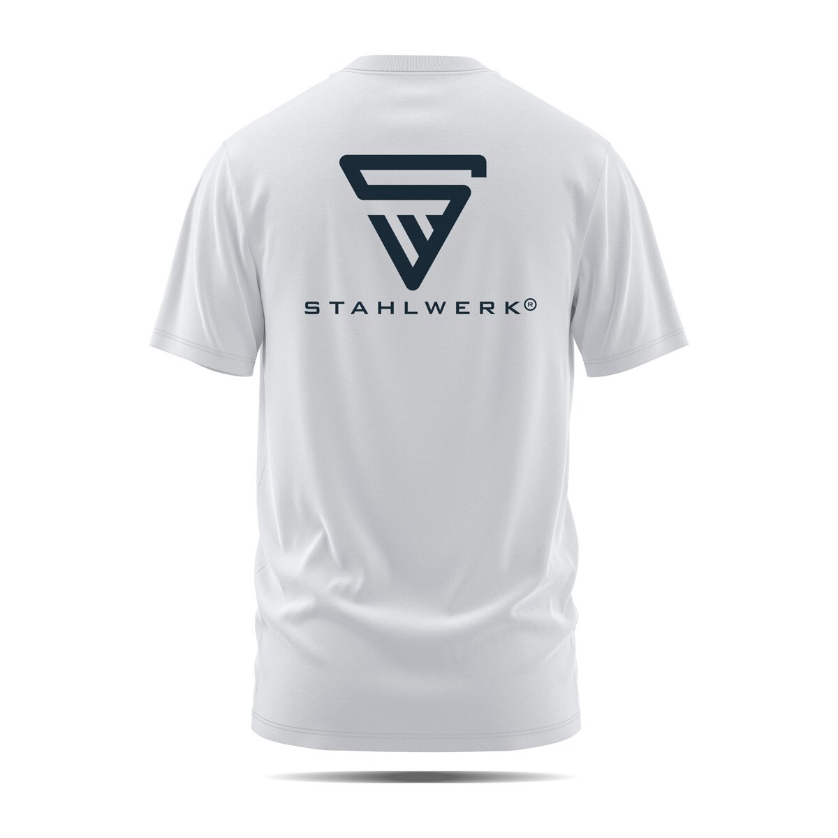 Camiseta STAHLWERK talla XXL camisa de manga corta con logo estampado confeccionada en 100% algodón