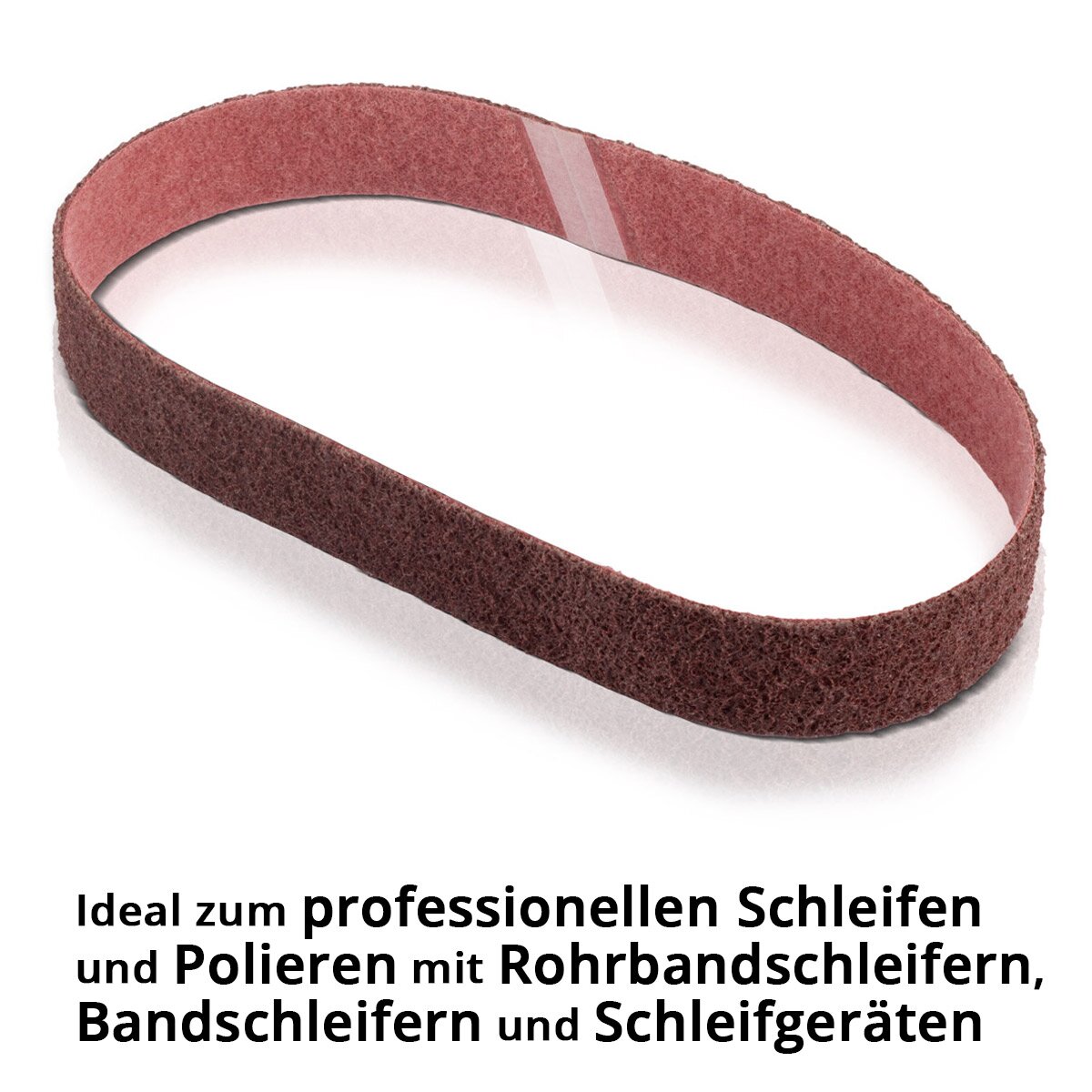 STAHLWERK non-tissé abrasif grain moyen 40 x 760 mm bande abrasive | Rubans non tissés | Non-tissé de polissage | Bandes abrasives universelles | Abrasifs pour meuleuses à bande de tubes, ponceuses à bande et ponceuses