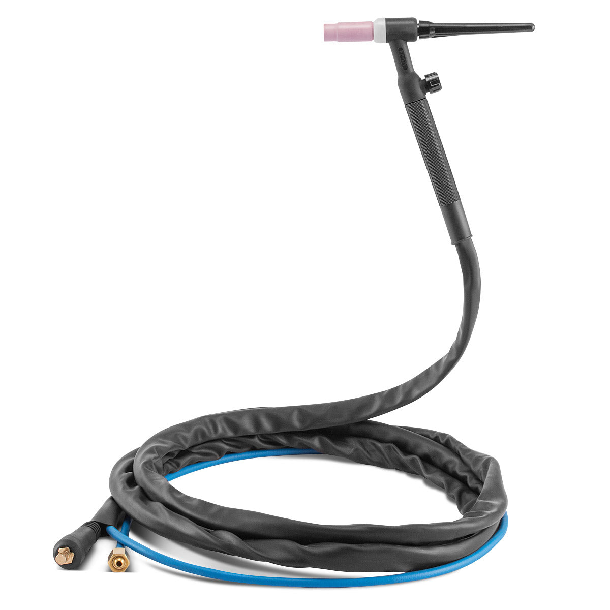 Antorcha / antorcha de soldadura Tig de elevación universal STAHLWERK WP-17V con paquete de manguera de 4 metros y mandril de 9 mm para soldadora TIG / ARC