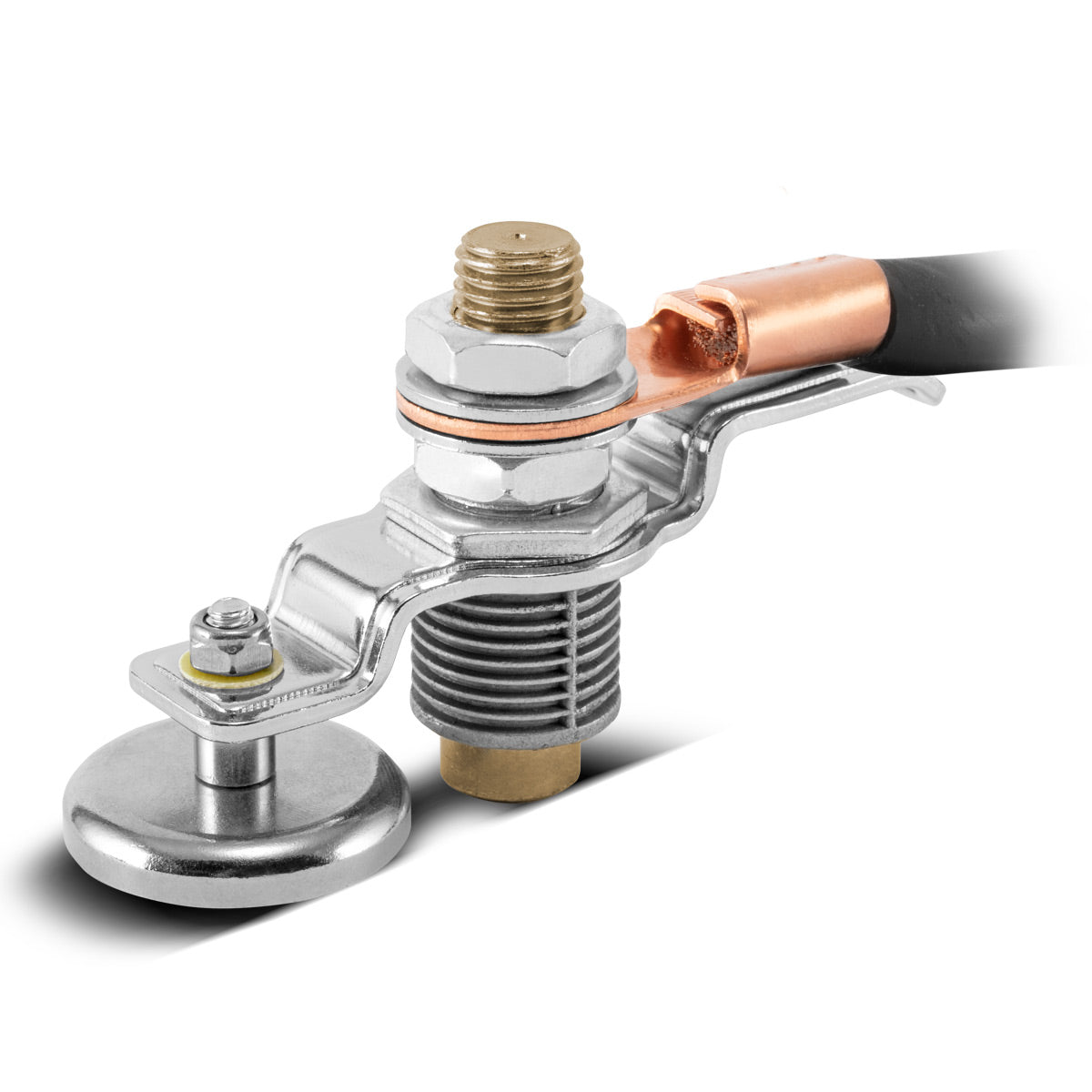 STAHLWERK magnetic ground clamp EC-600 ST / ground clamp / ground magnet for welding machines and plasma cutters up to 600 A