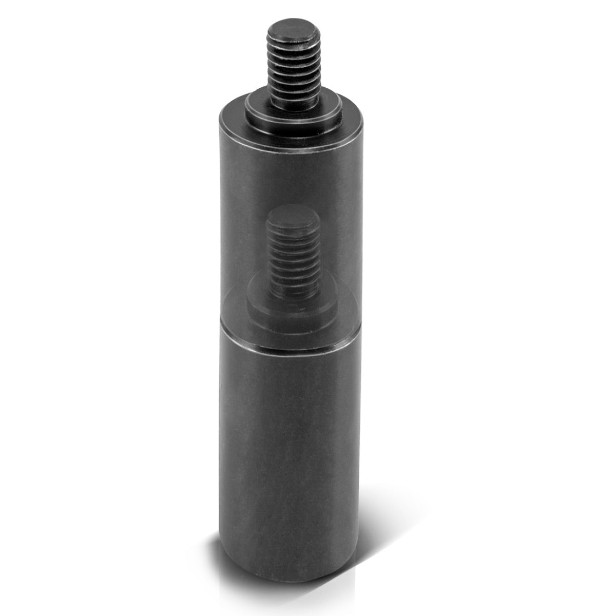 Pernos de tope STAHLWERK con protección contra despegue 25 x 50 mm con rosca M 12 para mesas de soldadura con sistema de orificios D16 - práctico juego de 4