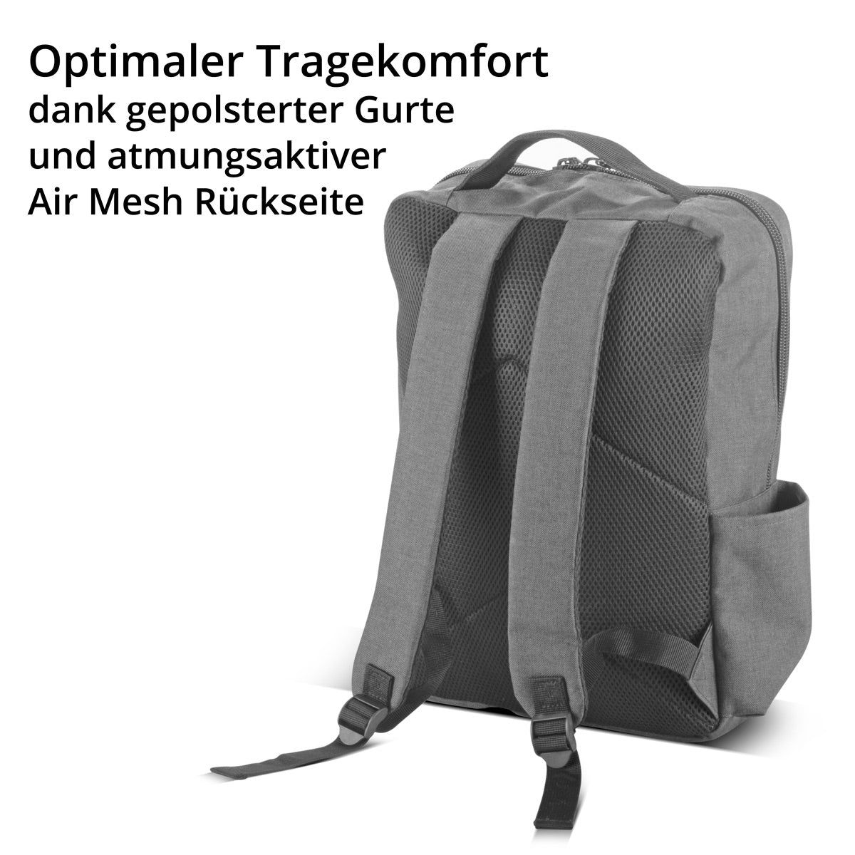 STAHLWERK Multifunctional laptop backpack | Notebook backpack | Backpack made of robust polyester, work backpack with padded 15.6" laptop compartment and many storage compartments