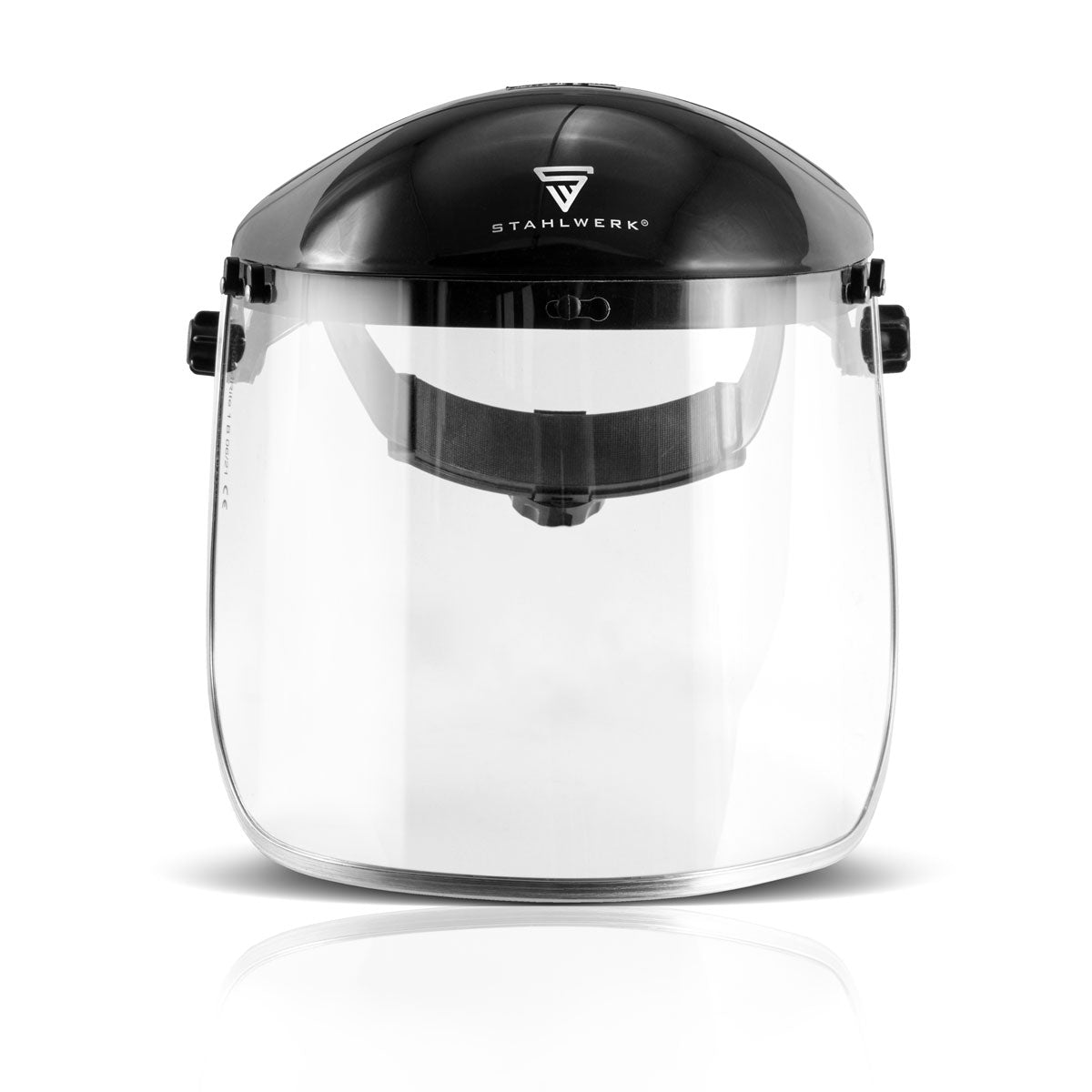 STAHLWERK juego de 3 protectores faciales / visera protectora / equipo de protección / ergonómico, de plástico resistente