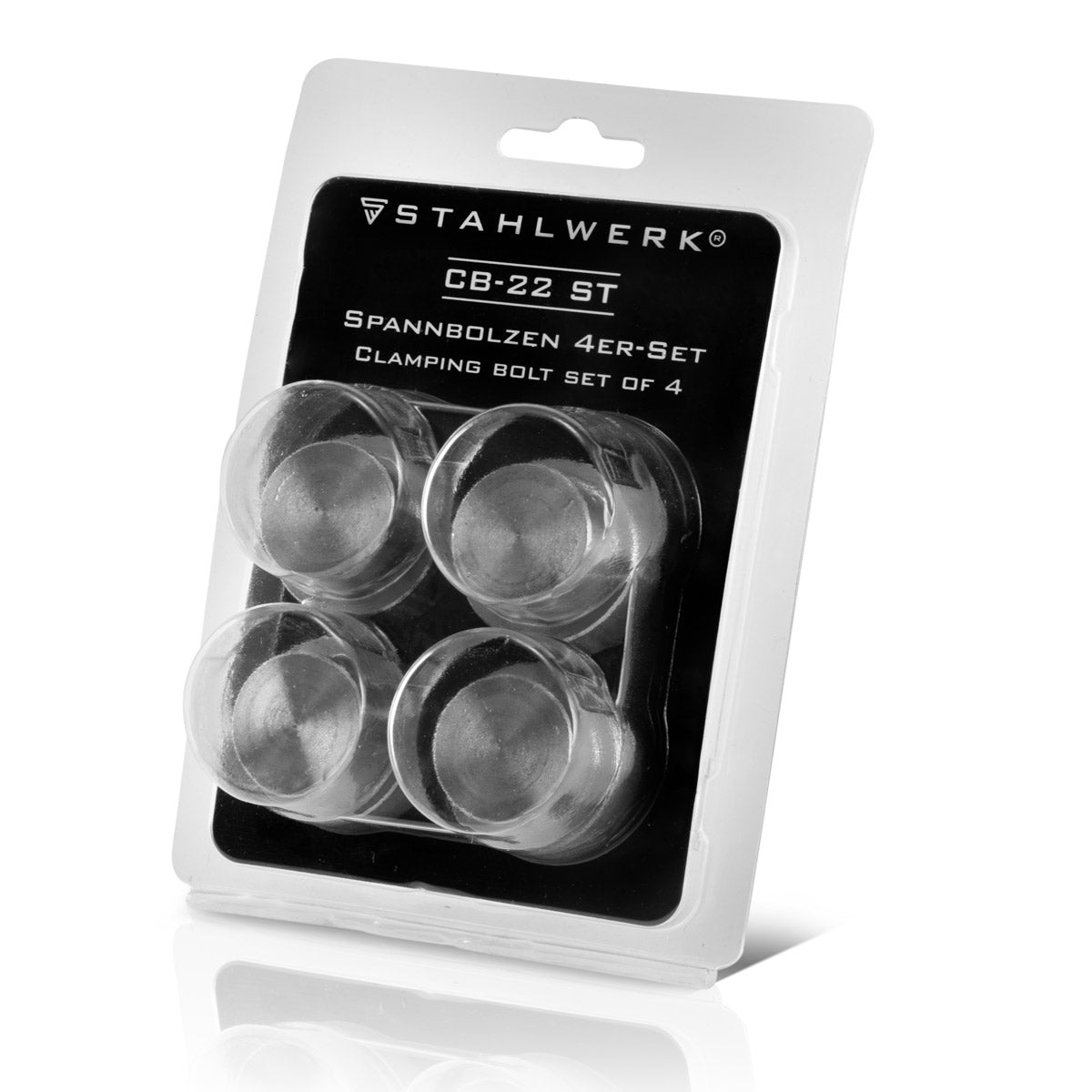 STAHLWERK Spannbolzen für Schweißtisch 22 mm 4er Set