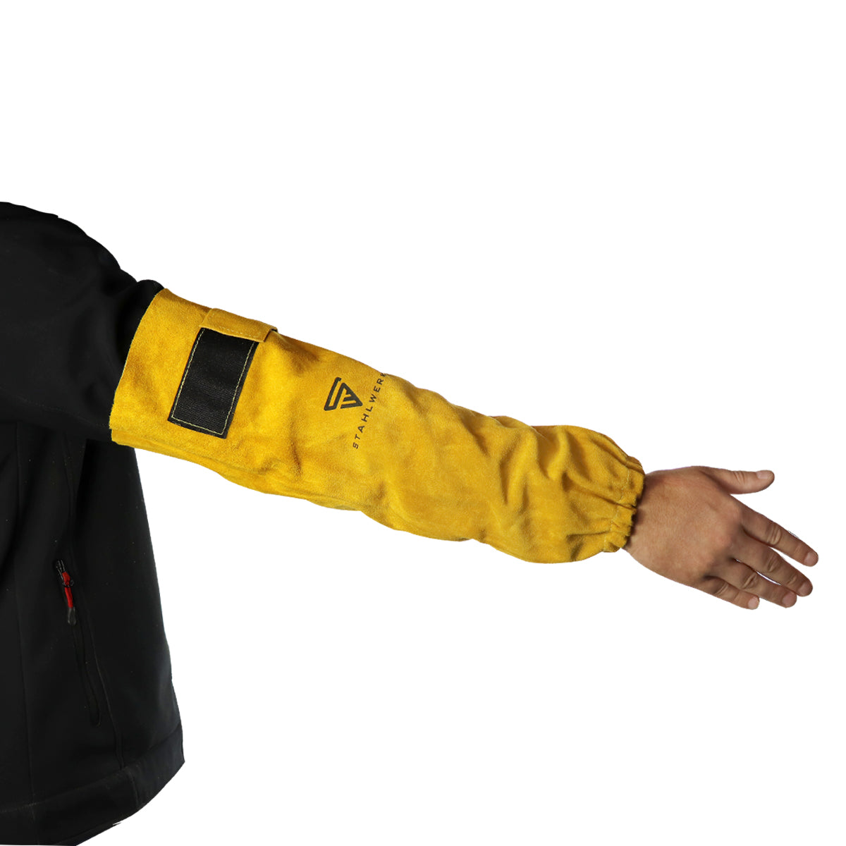 STAHLWERK welding arm splash guard made of real leather / high-quality protective clothing / arm warmers / welding sleeves