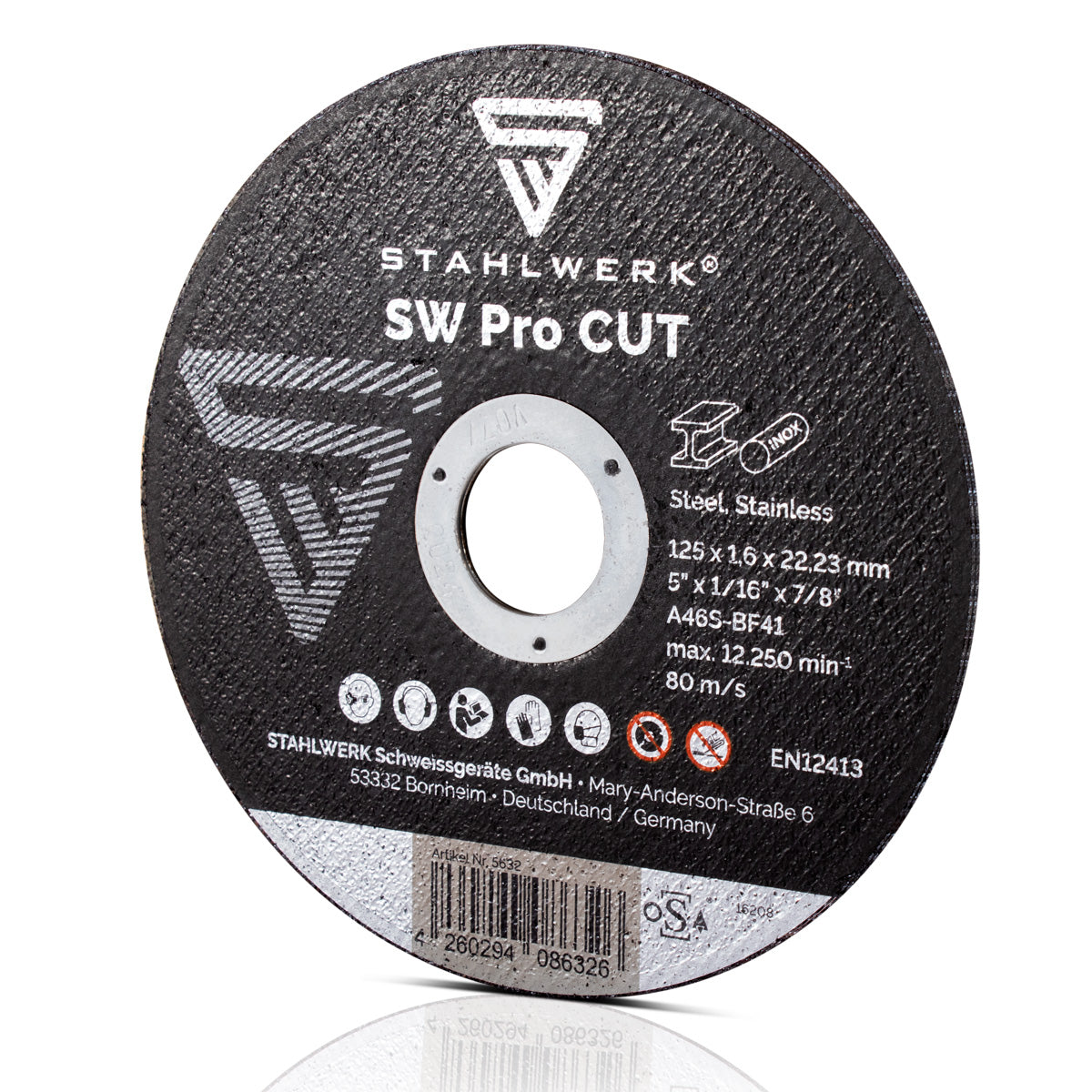 STAHLWERK cutting disc SW Pro Cut Ø 125, set of 25