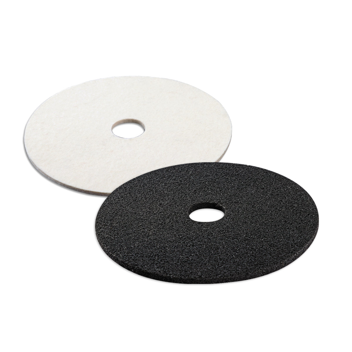 Disco abrasivo STAHLWERK de vellón/nylon + fieltro de disco pulidor para amoladoras de soldadura en ángulo
